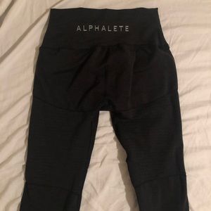 2 PAIRS Alphalete leggings ! Charcoal grey & lilac